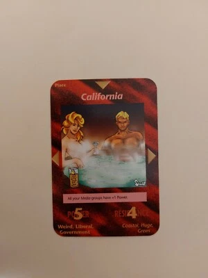 INWO Illuminati New World Order CALIFORNIA 1995 Unlimited Edition - Card Game - Bild 1 von 2