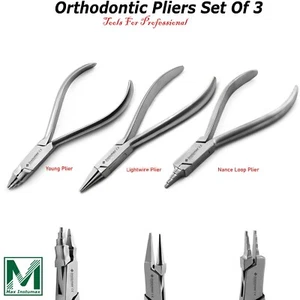 Ortho Young Plier Wire Bending Adjusting Nance Loop Forming Light Wire Plier Set - Picture 1 of 4