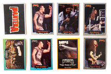 1997 Argentina Rock Cards-Stickers Pantera Complete Band Set Dimebag Rookie (8x)