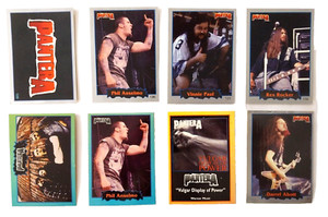 1997 Argentina Rock Cards-Stickers Pantera Complete Band Set Dimebag Rookie (8x)