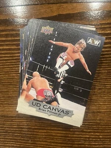 2022 AEW Upper Deck Complete Canvas Insert Set Cards #1-40 S-BRITT-MJF-JADE-PUNK - Picture 1 of 1