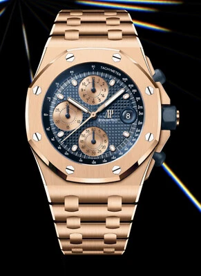 AP Royal Oak Offshore 'Brick' 18kt Rose Gold Bracelet 26238OR.OO.2000OR.01 - Image 1 of 4