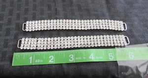 Crystal Rhinestone Bikini Connectors Metal Chain For Swimming Wear - Picture 1 of 2