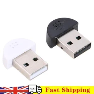 Portable Studio Speech Mini USB Microphone Audio Adaptateur USB Driver pour PC - Photo 1/18