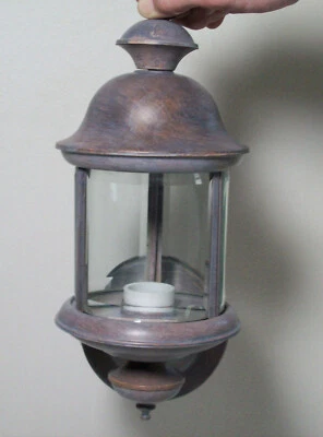 Vaxcel Solid Brass Outdoor Wall Lamp Weathered Brick OW3211 BRK New Open Box - Image 1 of 4