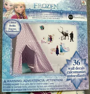 Disney FROZEN Family ANNA ELSA OLAF Wall Decals 36 Stickers Decor - Picture 1 of 7