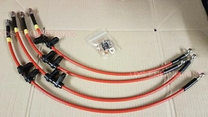 MG ZS 1.6 1.8 16v k series 2.5 V6 stainless steel braided brake hose / line kit - Picture 1 of 1