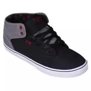 ZAPATILLAS MEDIAS PARA HOMBRE HOMBRES GLOBE MOTLEY negras/desgarradas nuevas $75 SKATEBOARD - Imagen 1 de 6