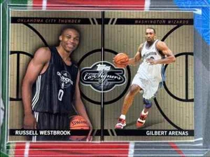 2008-09 Topps Co-Signers Changing Faces Gold Russell Westbrook RC 067/199 - Picture 1 of 2