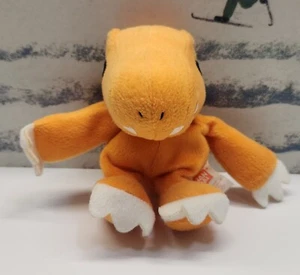 1997 Digimon BANDAI 6" Agumon Beanie Plush - Picture 1 of 4