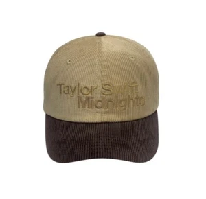 Taylor Swift 🌙 Sombrero de Pana Marrón Tostado Medianoche NUEVO - Imagen 1 de 1