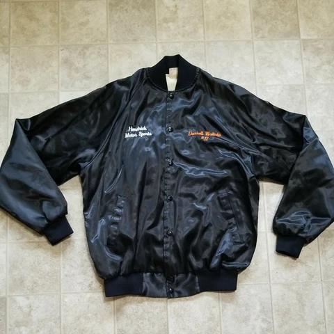 Vintage NASCAR Darrell Waltrip #17 Hendrick Motor Sports Racing Jacket Large Cover