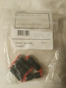 4mm tube x 4mm tube union push to connect (5 pieces) - Picture 1 of 1