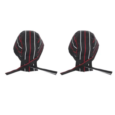 Sombrero de chef de cocina de 2 piezas Sombrero de chef Sombrero de chef de cocina Sombrero de servicio de alimentos Sombrero de cocina Foto 1 de 4