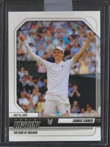 2025 Panini Instant Tennis King of England #JS-6 Jannik Sinner   /  1733 - Picture 1 of 1