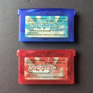 GBA Nintendo Pokémon Sapphire & Ruby set GAMEBOY ADVANCE Nintendo From Japan - Picture 1 of 2