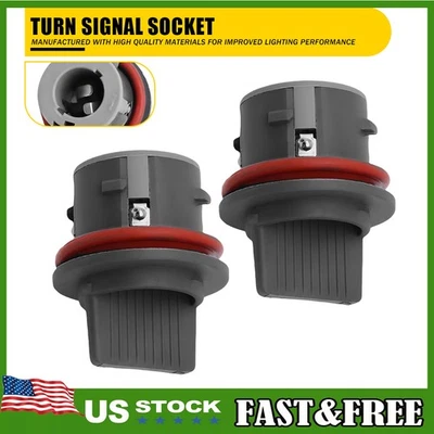 2X Turn Signal Socket Fits 2019-2025 Kia Soul 21-23 Hyundai Elantra 92166-A9000 - Image 1 of 4