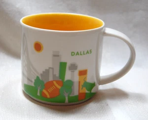 Starbucks Dallas You Are Here Collection 2015 14oz. Coffee Mug YAH - Picture 1 of 6