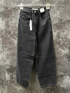 NEU - TOPSHOP Damenhose Jeans Schwarz Baggy Boyfriend Mid Waist Gr. L 26 / W32 - Bild 1 von 5