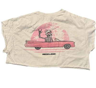 Camiseta corta Call Your Mother gráfica talla grande manga corta blanca para mujer Foto 1 de 4