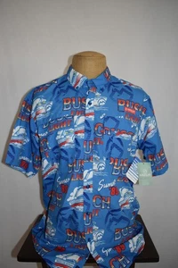 Magellan Outdoors Men's Laguna Madre Busch Light Summer Fishing Shirt 182648 NWT - Picture 1 of 4