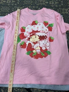 Strawberry Shortcake Isaac Morris Berry Linda Adulto Talla XXXL Camiseta Rosa - Imagen 1 de 3