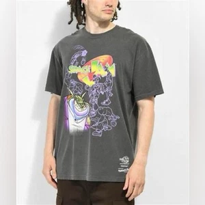 Neu mit Etikett Mitchell & Ness x Space Jam Swackhammer Prospects Wash graues T-Shirt Medium - Bild 1 von 9