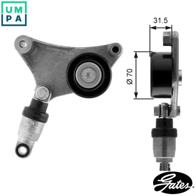 BELT TENSIONER VRIBBED BELT T38216 FOR TOYOTA ESTIMA/PREVIA OPA VERSO/SPORTVAN - Image 1 of 4