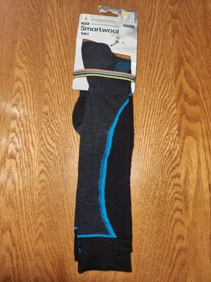 Nuevos calcetines Smartwool para mujer pequeños Charc con esquí TC cojín de altura sobre la pantorrilla Foto 1 de 4