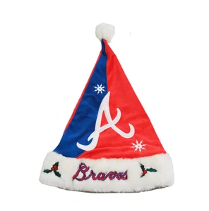 Cappello natalizio vintage Atlanta Braves Babbo Natale - Foto 1 di 2