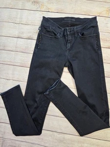 Pantalones de mezclilla Rock & Republic ajustados para mujer talla 6M estilo "Berlín" negros con tachuelas - Imagen 1 de 12