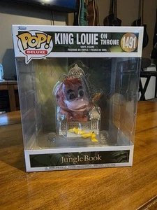 Funko Pop! Deluxe: Disney - King Louie on Throne #1491 - ¡Nuevo en caja! - Imagen 1 de 5