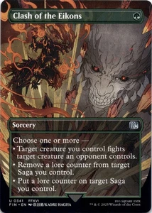 Clash of the Eikons (Showcase) - Final Fantasy - Magic MTG NM - Picture 1 of 3