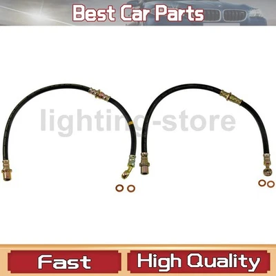 2 Rear Brake Hydraulic Hose Brake Line For Subaru Legacy 1999 1998 1997 1996 - Image 1 of 4