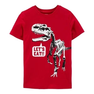 OshKosh Originals Glow-in-the-Dark Graphic Tee - Boy Sz 12 - Picture 1 of 4