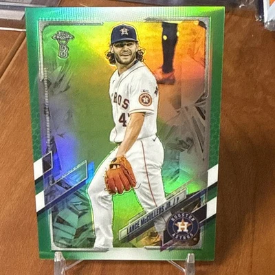 2021 Topps Chrome Ben Baller Edition Green Refractor Lance McCullers Jr #209 /99 - Image 1 of 4