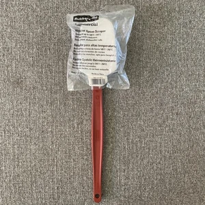 Rubbermaid Kommerzieller Hohe Hitze Schaber Löffel Weiß mit Roter Klinge 13 1/2" 1967ROT - Bild 1 von 7
