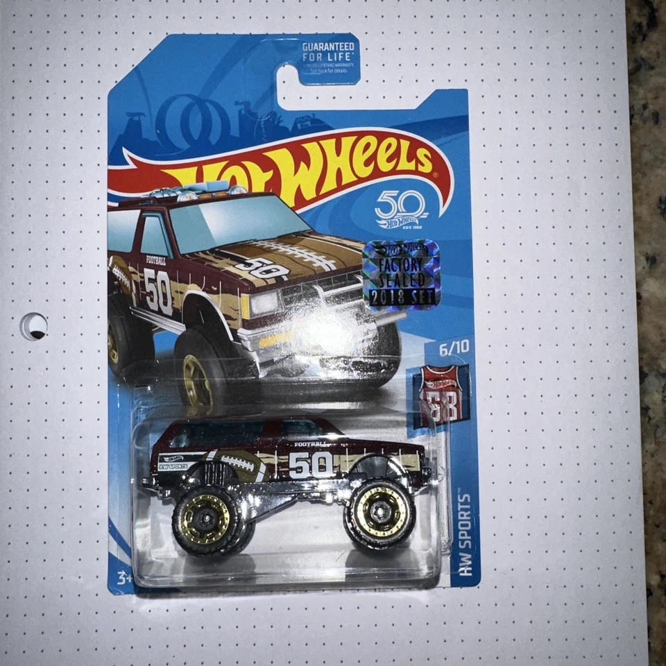 Chevy Blazer 4x4 HW Sports 53/365 Hot Wheels 50th Anniversary в заводской упаковке   - Изображение 1 из 2
