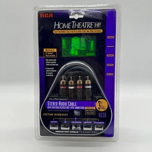 RCA Home Theatre HP HO3A 3’ High Performance Stereo Audio Cable w/ 24K Gold RCA - Picture 1 of 2