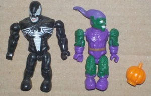 Mega Blocks Marvel - Series 1 Ultra Rare Green Goblin & Venom figures only - Picture 1 of 3