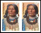 US Chief Standing Bear NDC/Imperf Horiz Pair of 2 Stamps MNH 2023 Ships 19 May