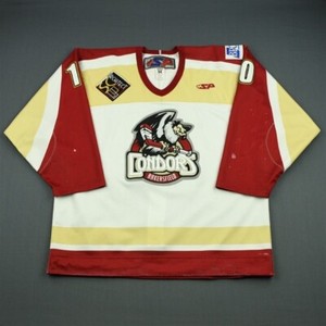 2011-12 Michael Gergen Bakersfield Condors Game Used Worn ECHL Hockey Jersey