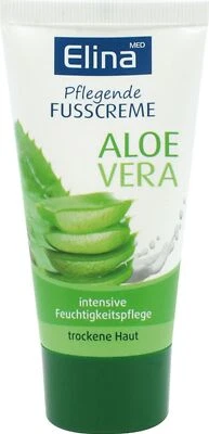 ELINA MED Fusscreme Aloe Vera für trockene Haut 50 ml #DA0023