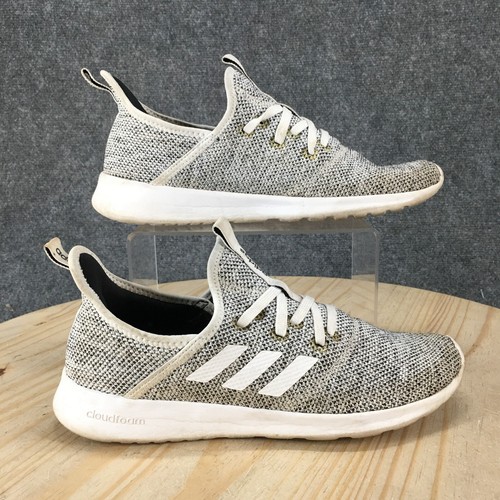Scarpe Adidas donna 7 5 Cloudfoam sneakers grigio stringate casual comode DB0695
