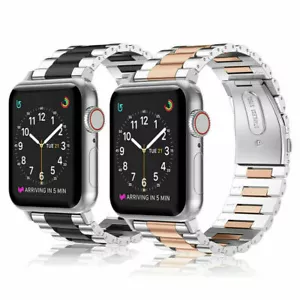 Watch Band Stainless Steel Strap For Apple Watch iWatch Series10 9 8 7 6 5 4 3SE - Picture 1 of 17