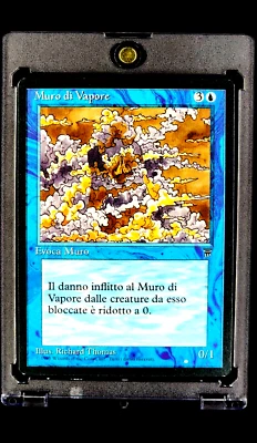 1995 MTG Magic The Gathering Italian Legends Muro di Vapore Wall of Vapor NM - Image 1 of 4