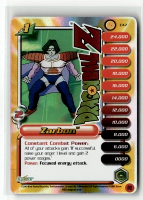 Dragon Ball Z TCG - Zarbon CA7 - Anthology Subset Promo Foil - Score - Image 1 of 2