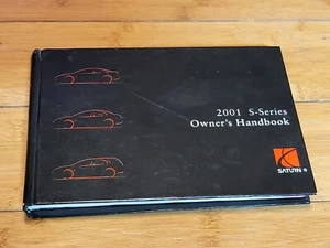 * OEM * OWNERS MANUAL OWNER'S HANDBOOK GUIDE - 01 2001 SATURN S SERIES 2k - Imagen 1 de 3