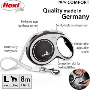 Flexi New Comfort Retractable Tape Dog Extending Leash XS, Small Medium Large - Picture 1 of 7