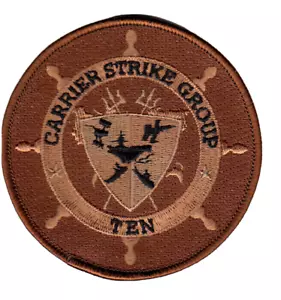CARRIER STRIKE GROUP TEN DESERT CHEST PATCH - Picture 1 of 1